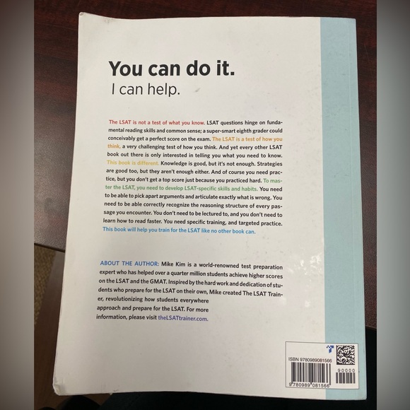 The LSAT Trainer, 4th Edition by Mike Kim - Picture 3 of 3